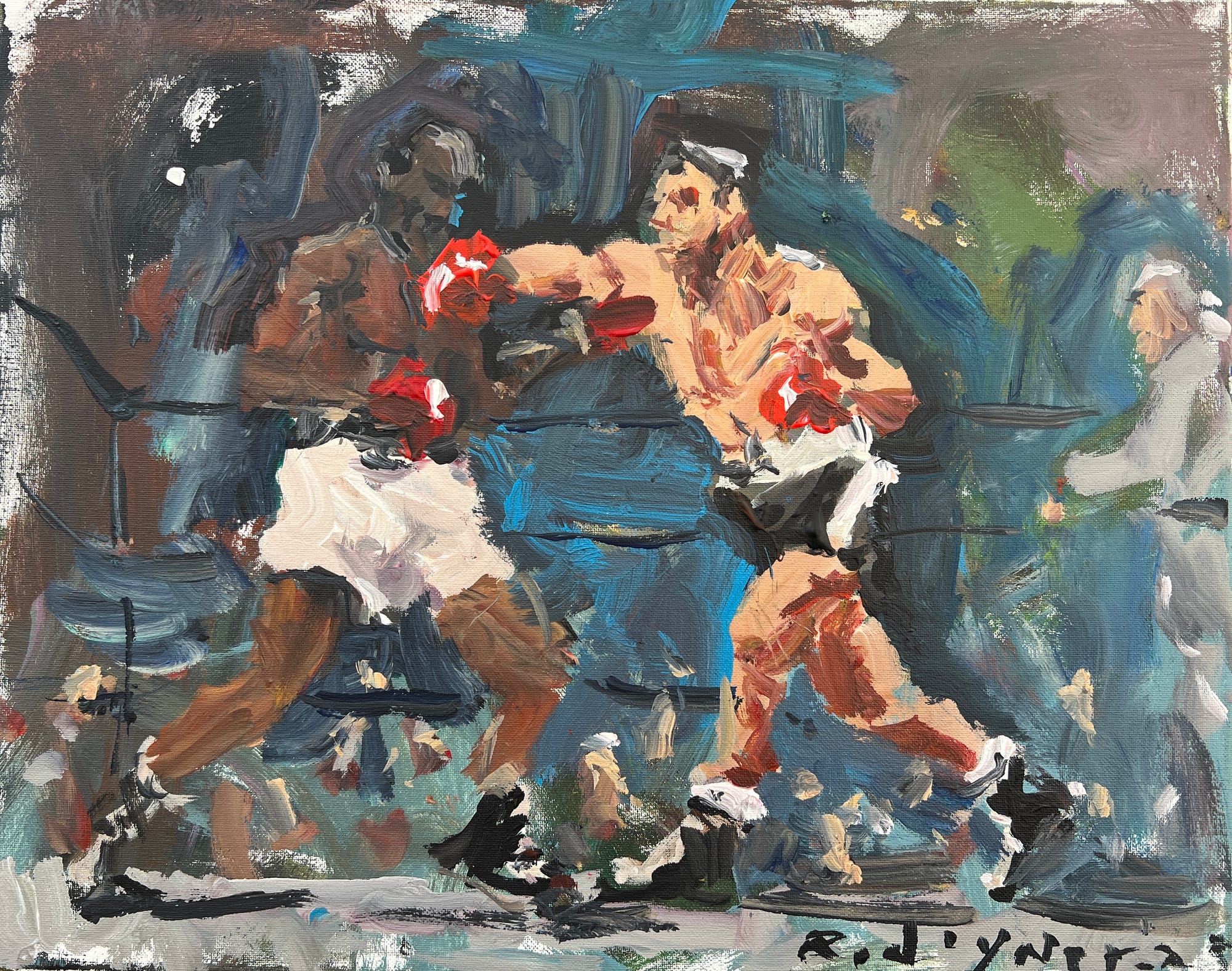 Boxing wall art