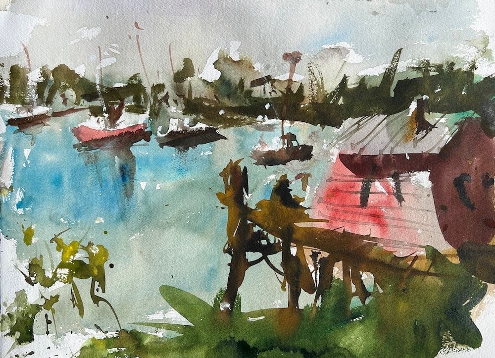 Creating Depth and Movement in Abstract Painting