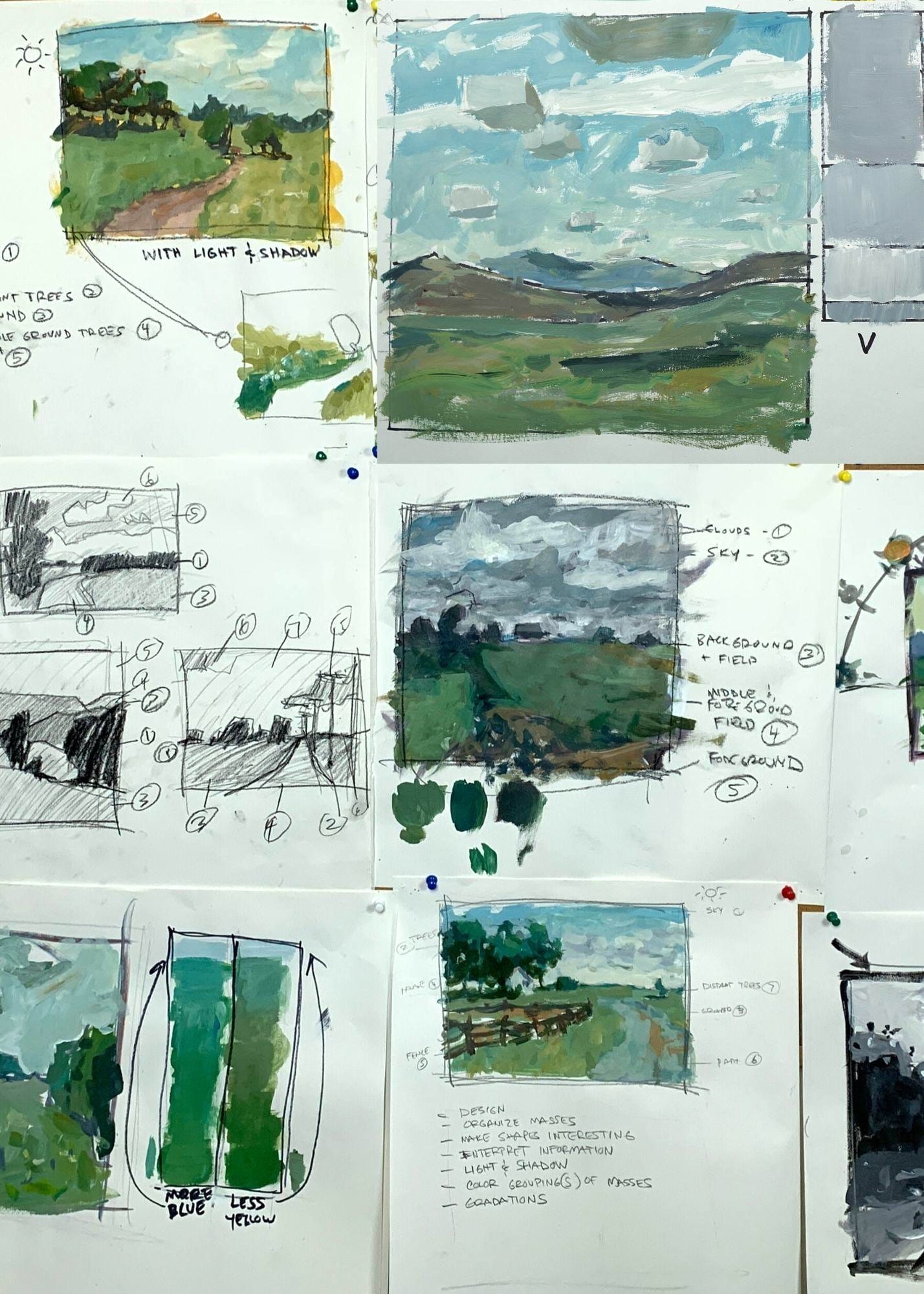 Acrylic Landscape Painting Fundamentals