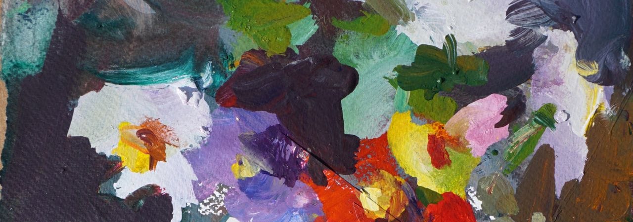 Step-by-step acrylic landscape painting for beginners – learning sky and tree techniques