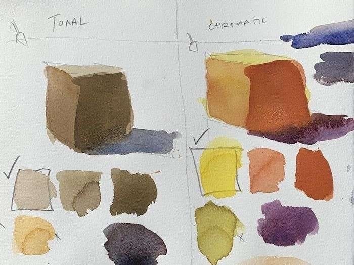 My Color Theory - Tonal vs Chromatic side by side comparison