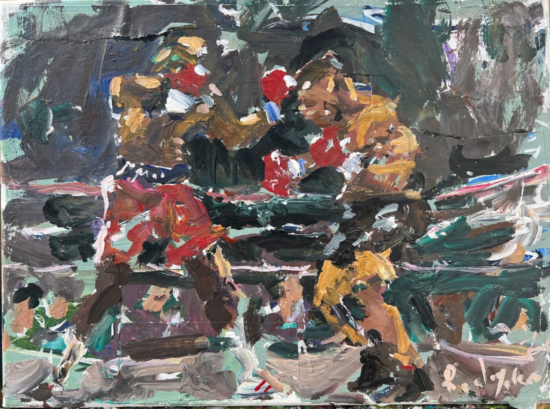 Expressive and exciting Mike Tyson painting - acrylic on canvas
