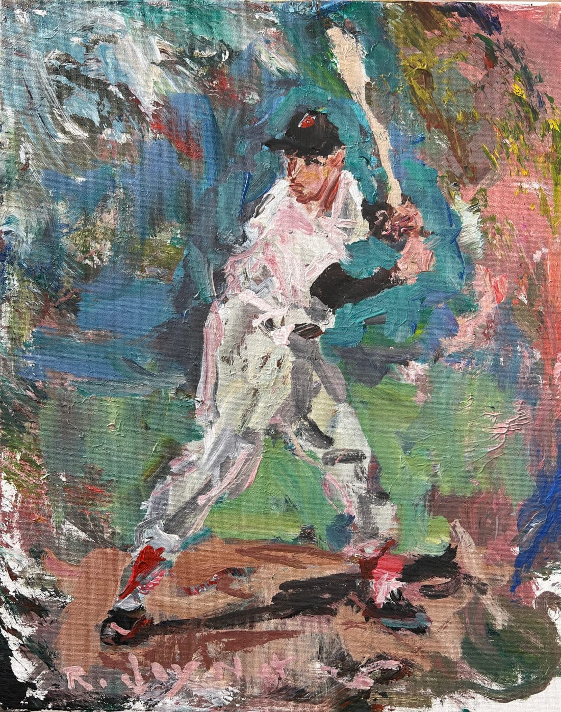 Baseball decor for man cave - Boston Red Sox legends
