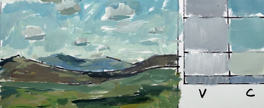 How to Paint Sky and Clouds for Beginners module showcase image