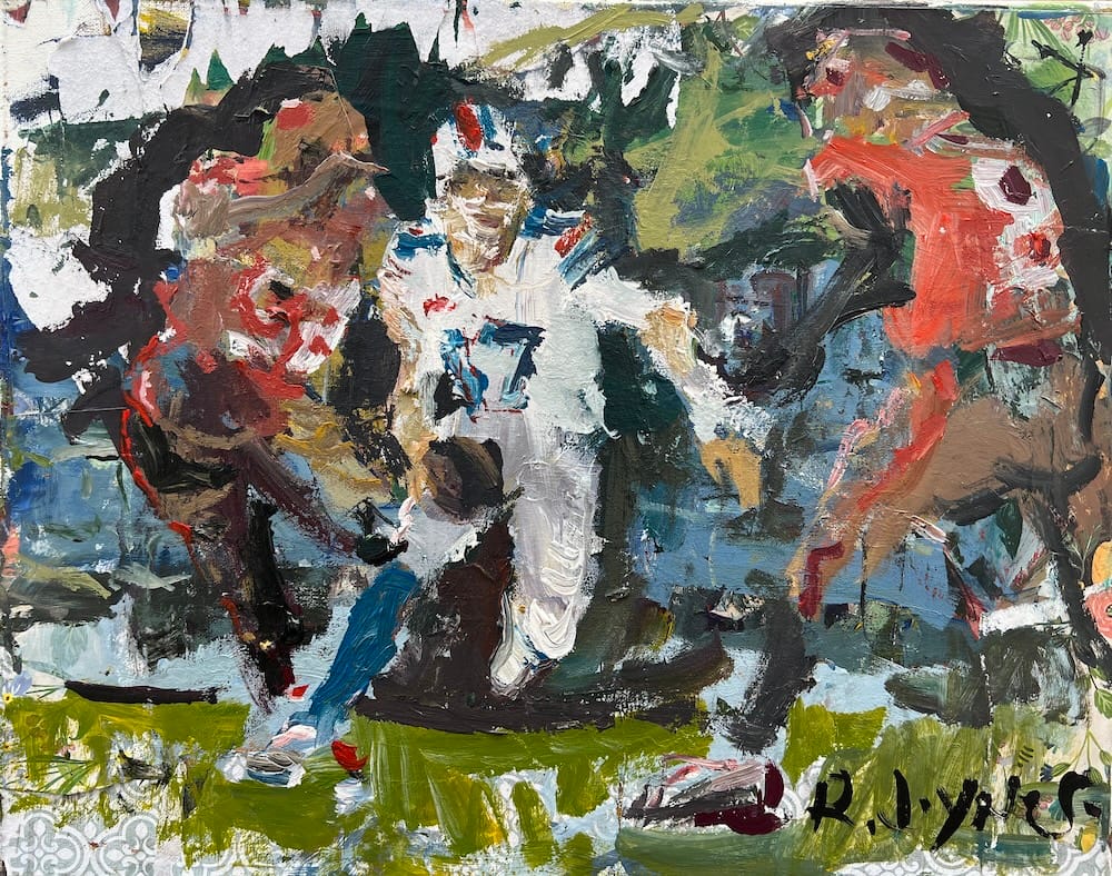 Original Buffalo Bills Art – Kelly, Thomas, Smith & Dynasty Legacy