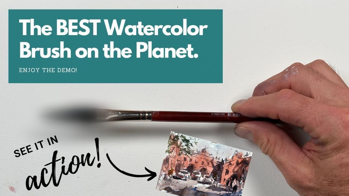 The Best Watercolor Brush on the Planet