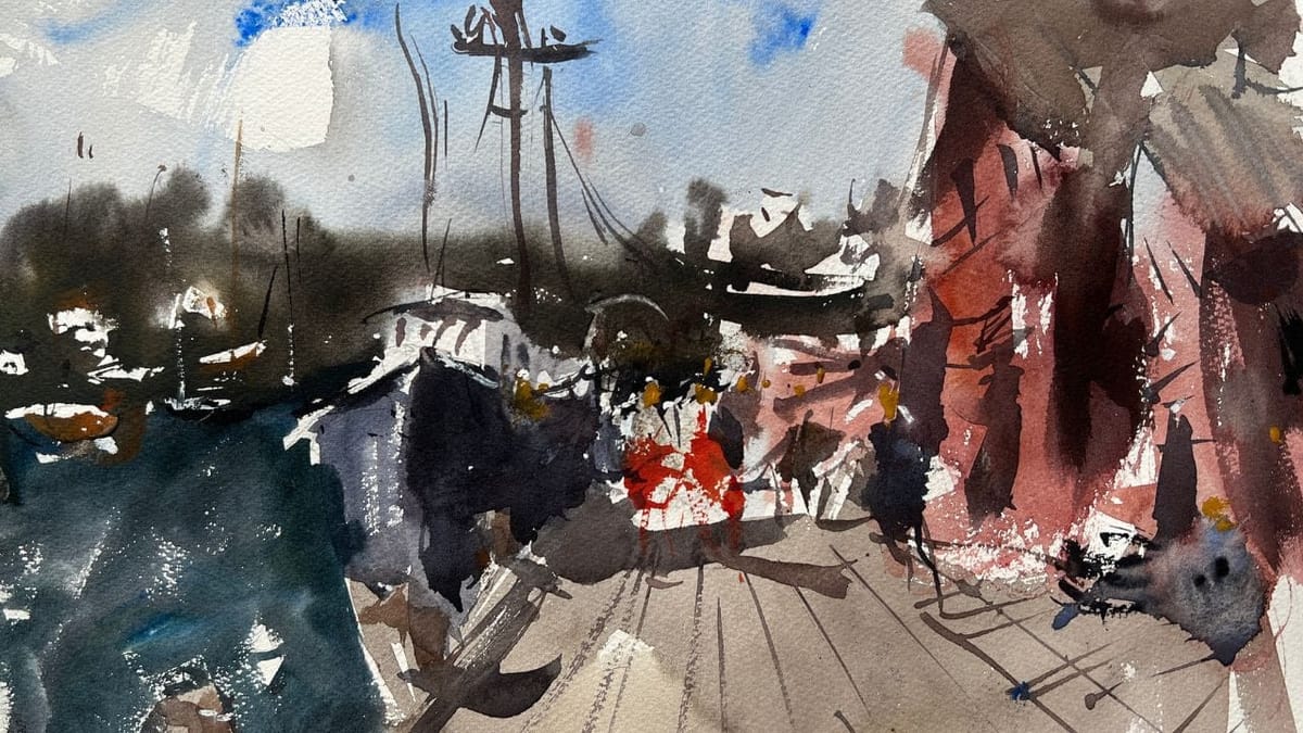 No Rules Loose Watercolor Landscapes Tutorial