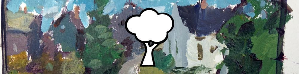Front-Lit Landscape Painting in Acrylic hero image