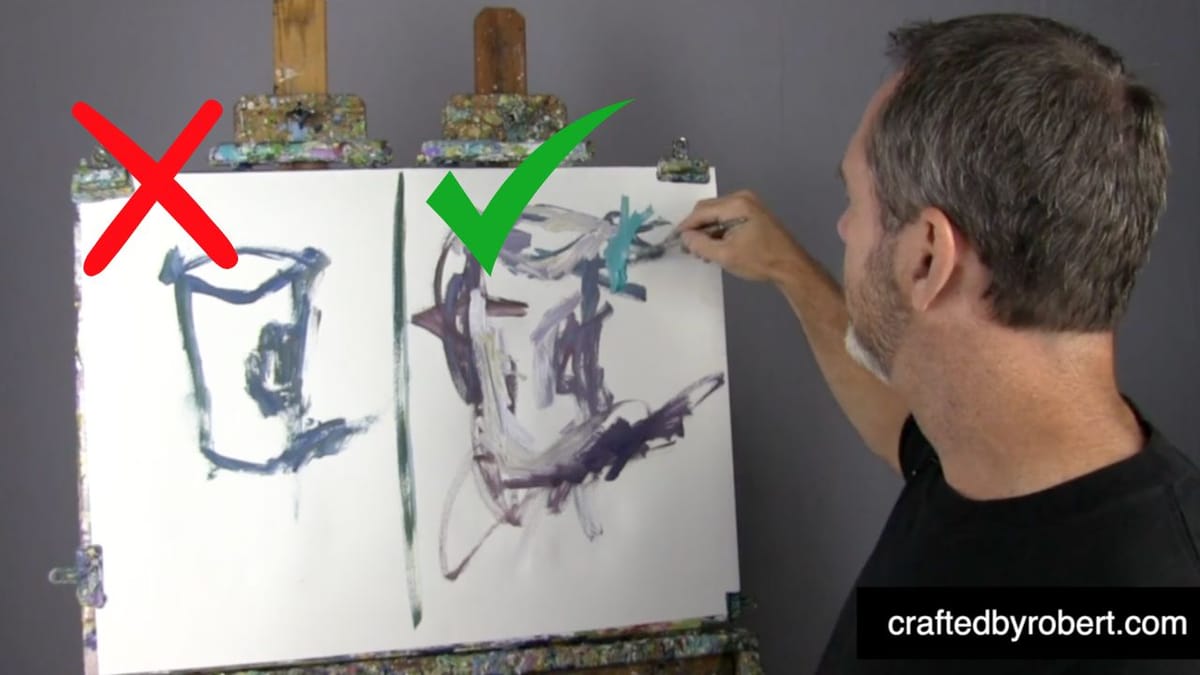 Two Simple Abstract Painting Ideas for Beginners