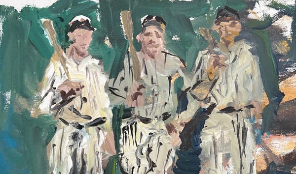 Original Abstract Baseball Paintings