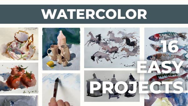 16 Easy Watercolor Projects for Beginners