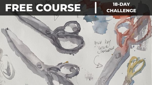18-Day Watercolor Challenge – Free, No Signup Needed