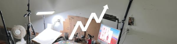 The art chart - hero image with stock symbol