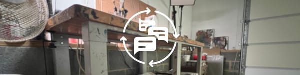 Student Building Challenge Results - hero image with studio background image with feedback symbol