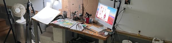 Collage & Acrylic Still Life Video Tutorial hero image