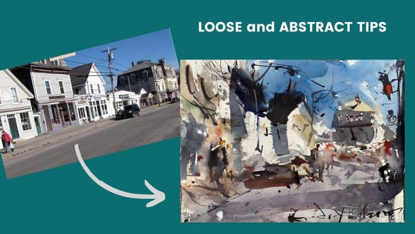 Tips for Loose Watercolor Landscape Painting