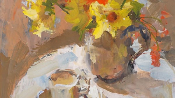 Learn How to Paint Still Life with Flowers using Acrylics