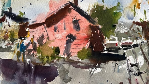 Fast and Loose Watercolor Urban Landscape Tutorial