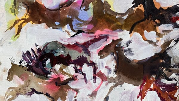 How to Paint Abstract Mixed Media Horses