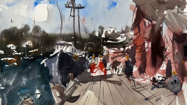 No Rules Loose Watercolor Landscapes Tutorial