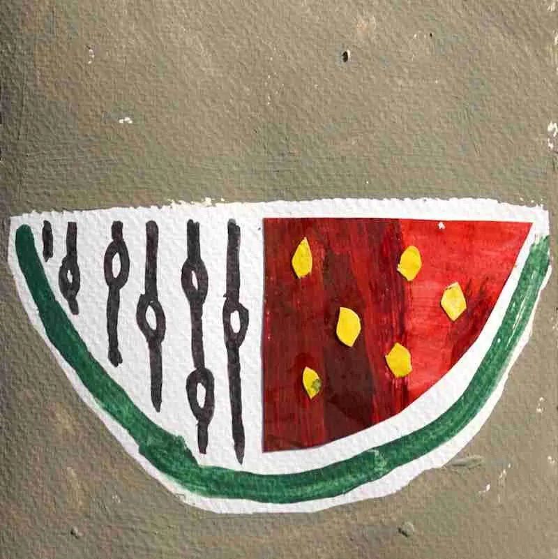 Graphic watermelon