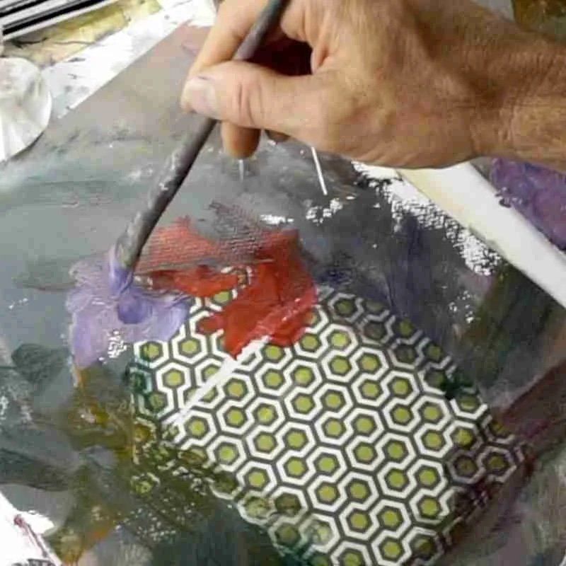 Painting the flowers