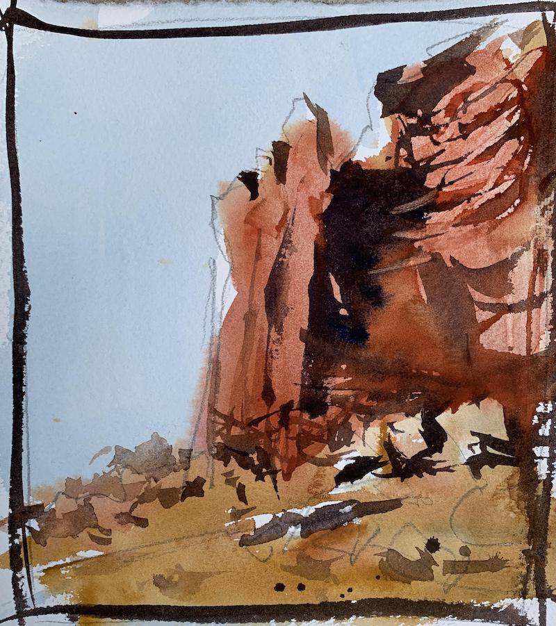 Southwest landscape study by Robert Joyner