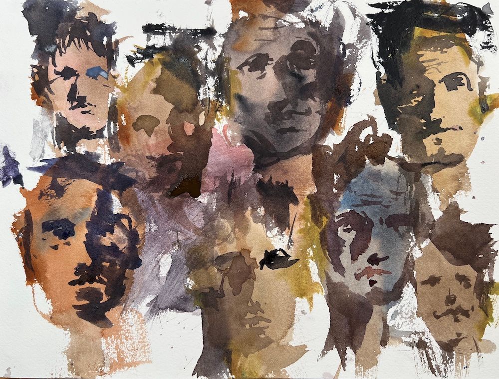 Tips for Painting Abstract Faces with Watercolors