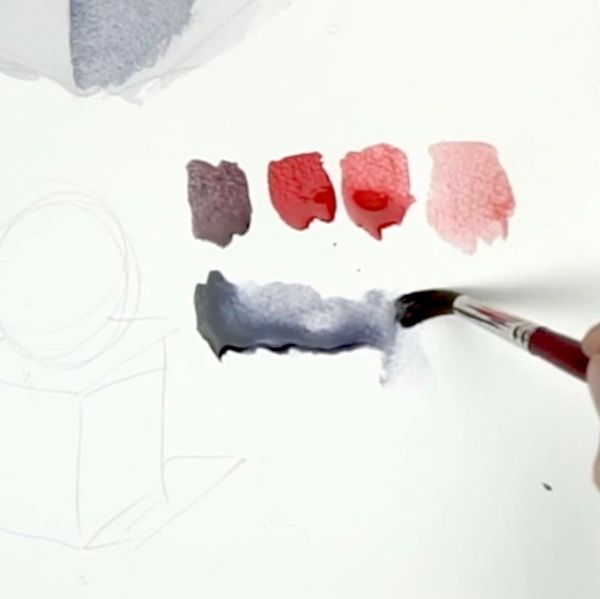 Learn how to shade with watercolors