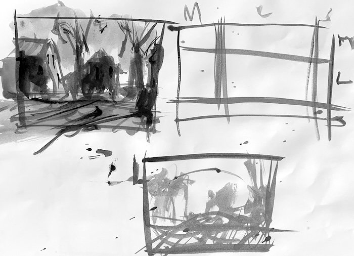 Planning Your Composition and Sketching the Landscape